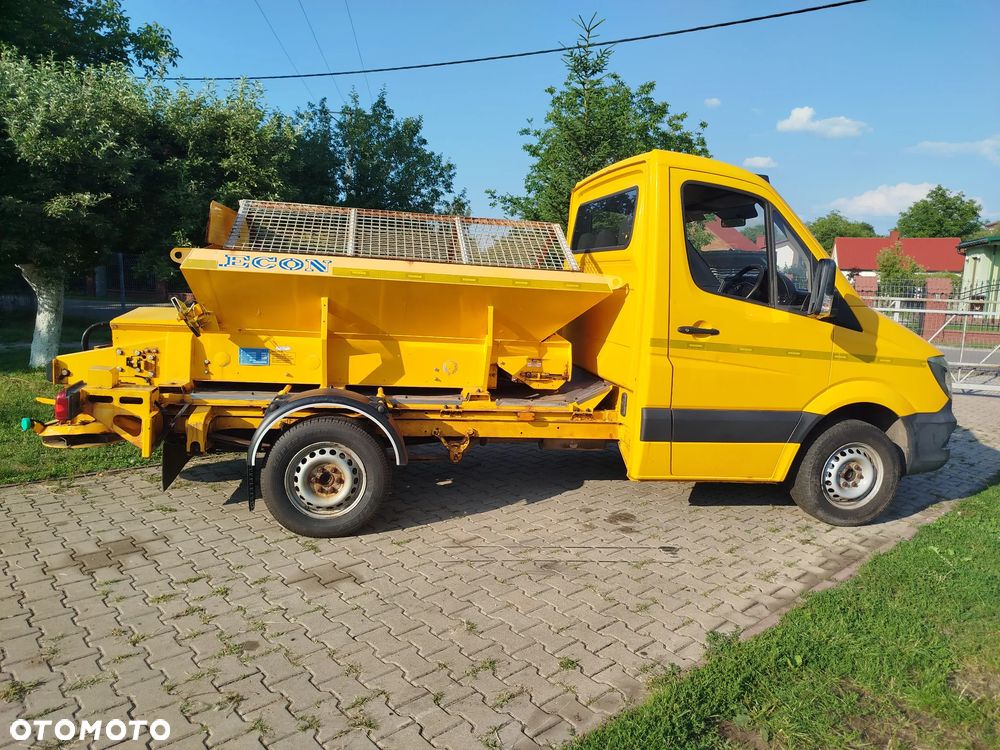 Mercedes-Benz Sprinter 313CDi Solarka Piaskarka Posypywarka Hydraulika rozrzutnik ECON Specjalny komunalny Schmidt gritter salt spreader pługopiaskarka - 1