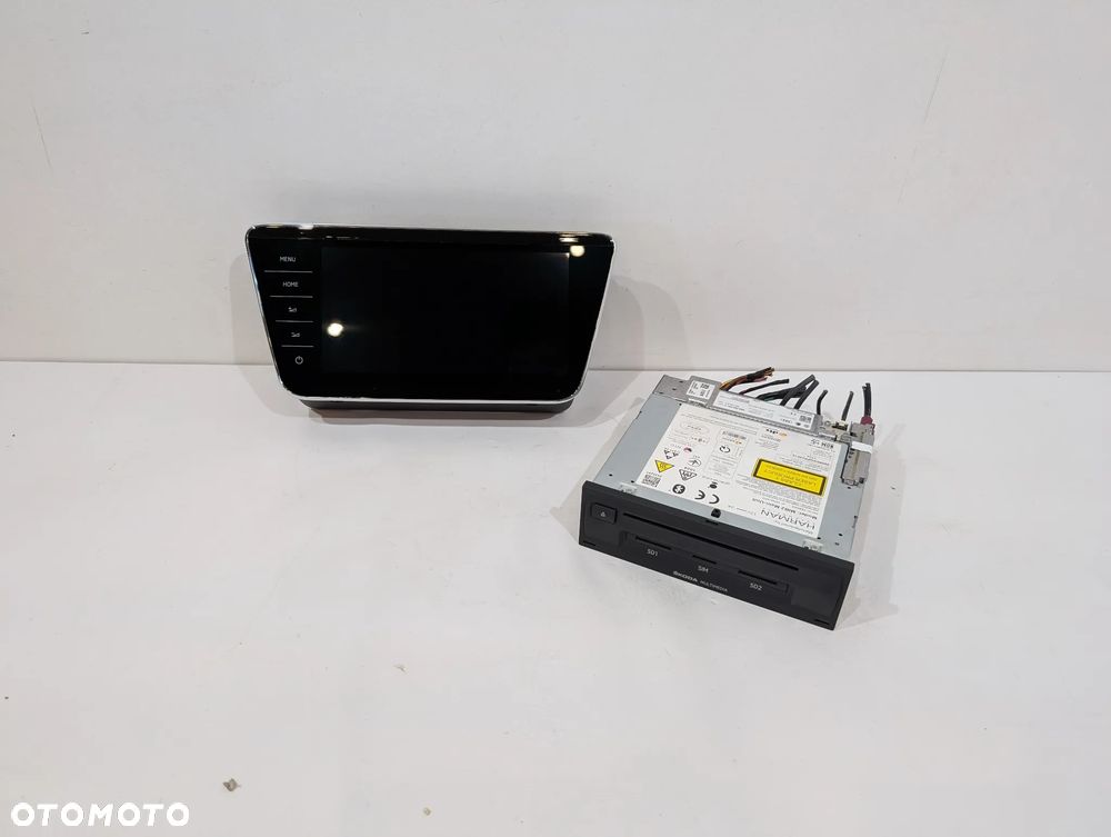 SKODA SUPERB III RADIO NAWIGACJA WYŚWIETLACZ 3V0919606D 565035021C - 3