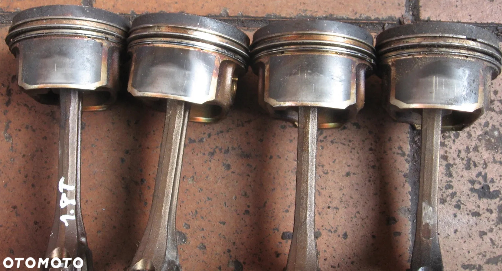 tłok korbowód AUDI A3 S3 TT 1.8T APY 8L0 027B - 5