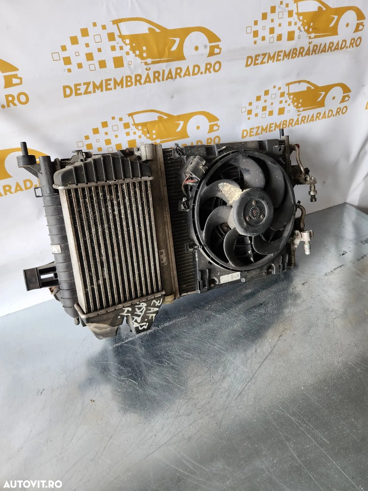 Grup Radiatoare Radiator Apa Clima Intercooler Termocupla Ventilator Clima Opel Astra H Zafira B 1. - 8
