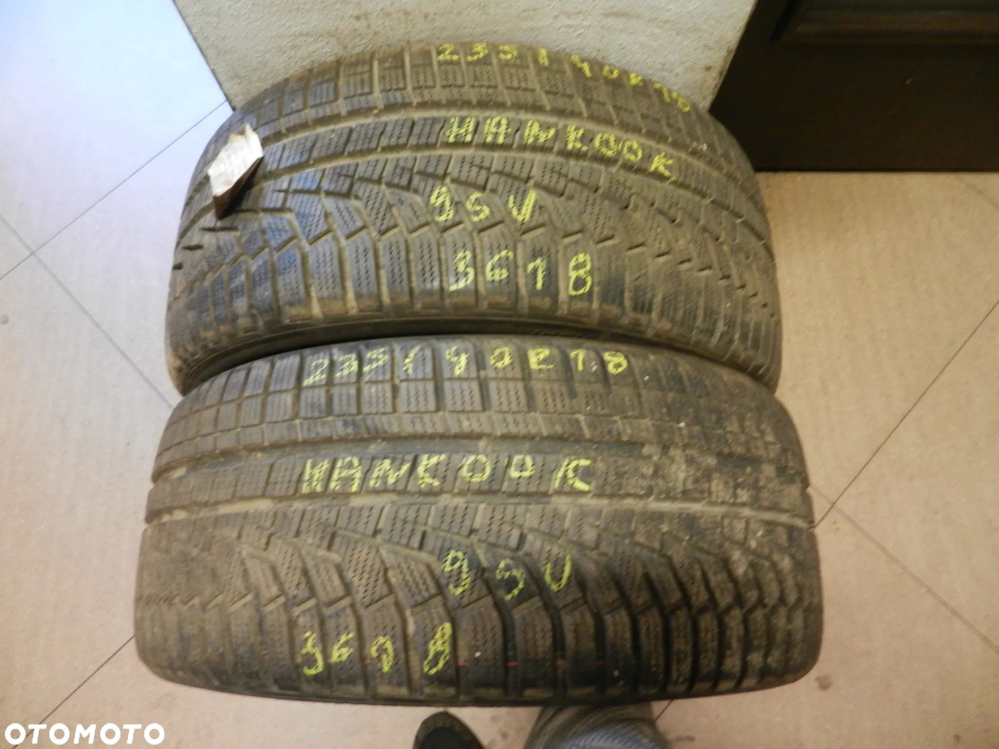 Opony 235/40r18 hankook winter i cept evo 2 7,9mm zima para - 1
