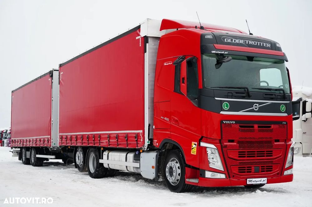 Volvo FH 460 / COMBINAT TANDEM / 120 M3 / TRANSPORT / I-PARK COOL / DIRECȚIE AXĂ RIDICATĂ / WIELTON 2021 - 1