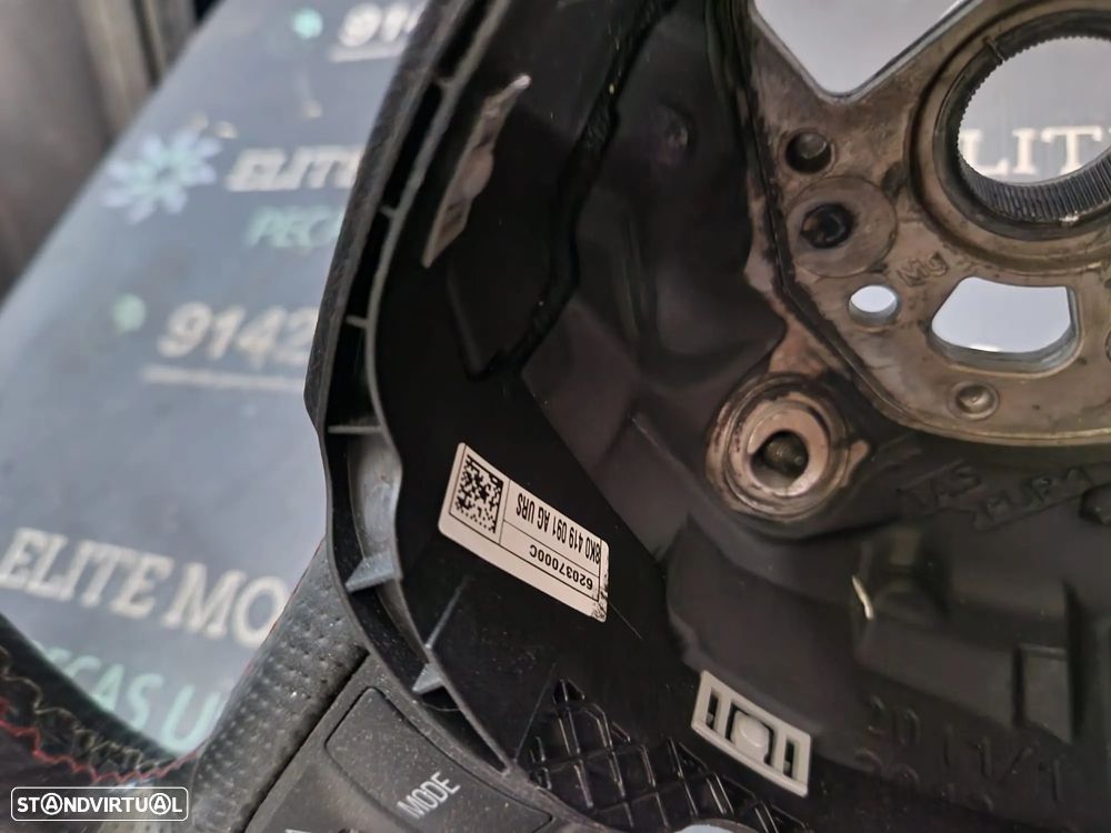 Volante usado pele com airbag AUDI A6 C6 S-LINE - 6