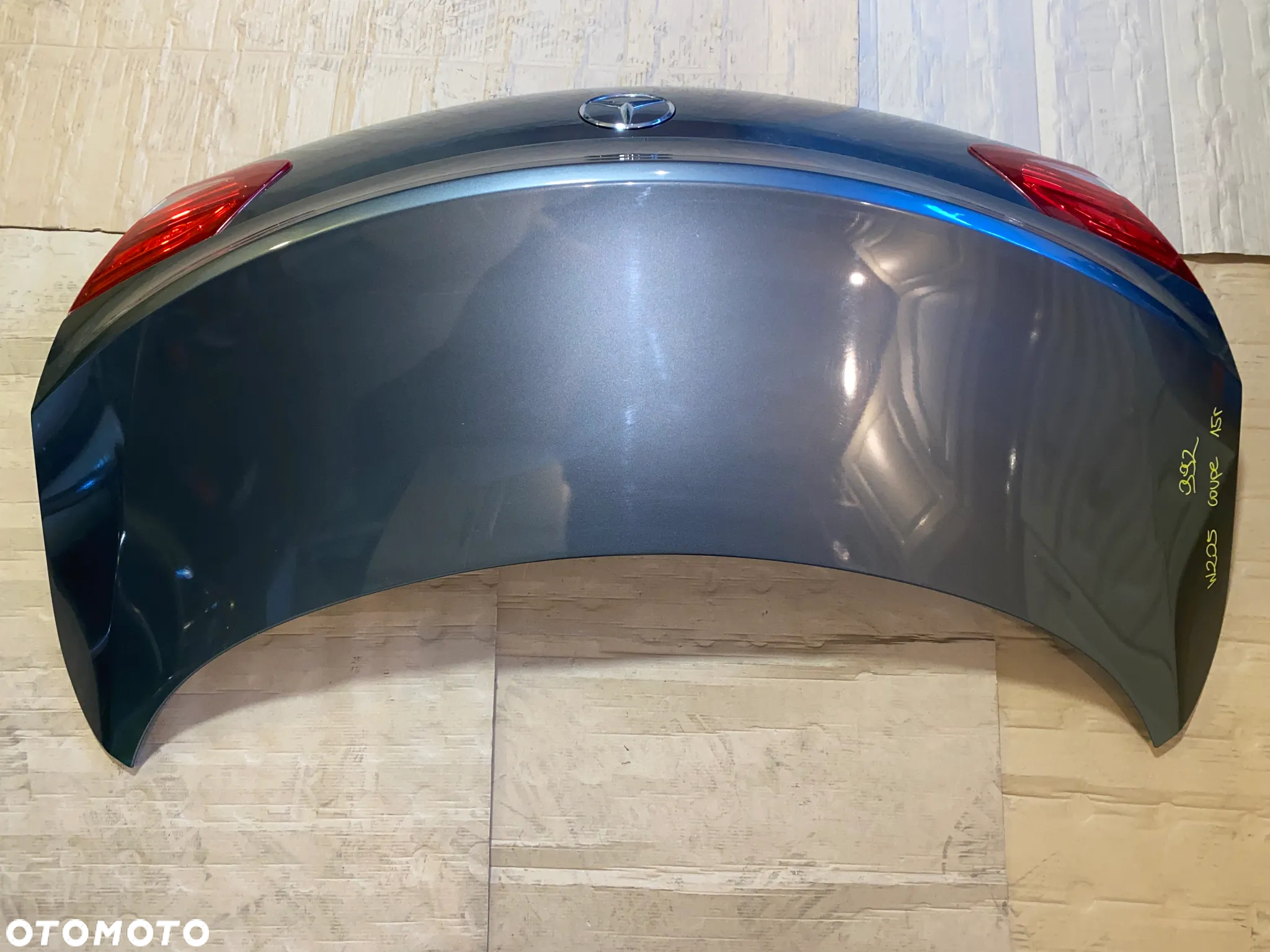 Klapa bagażnika Mercedes C-Klasa W205 coupe cabrio 2015r kolor 992 OE - 4