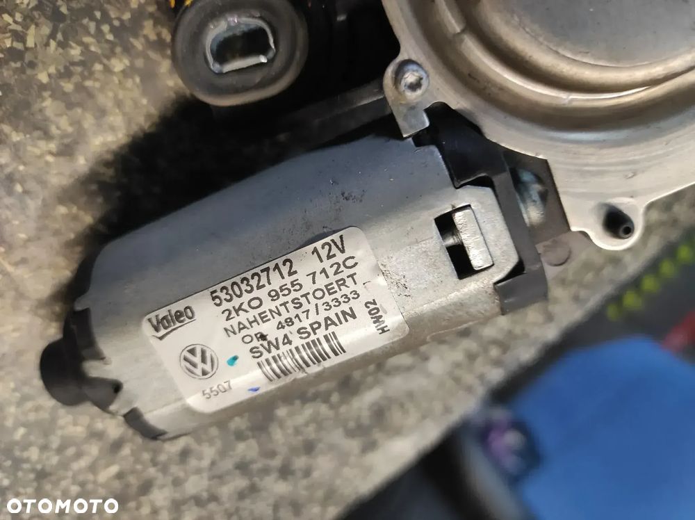 MECHANIZM SILNICZEK WYCIERACZKI TYŁ TYLNY VW CADDY 3 2K0955712C WYSYŁKA !!!. - 2