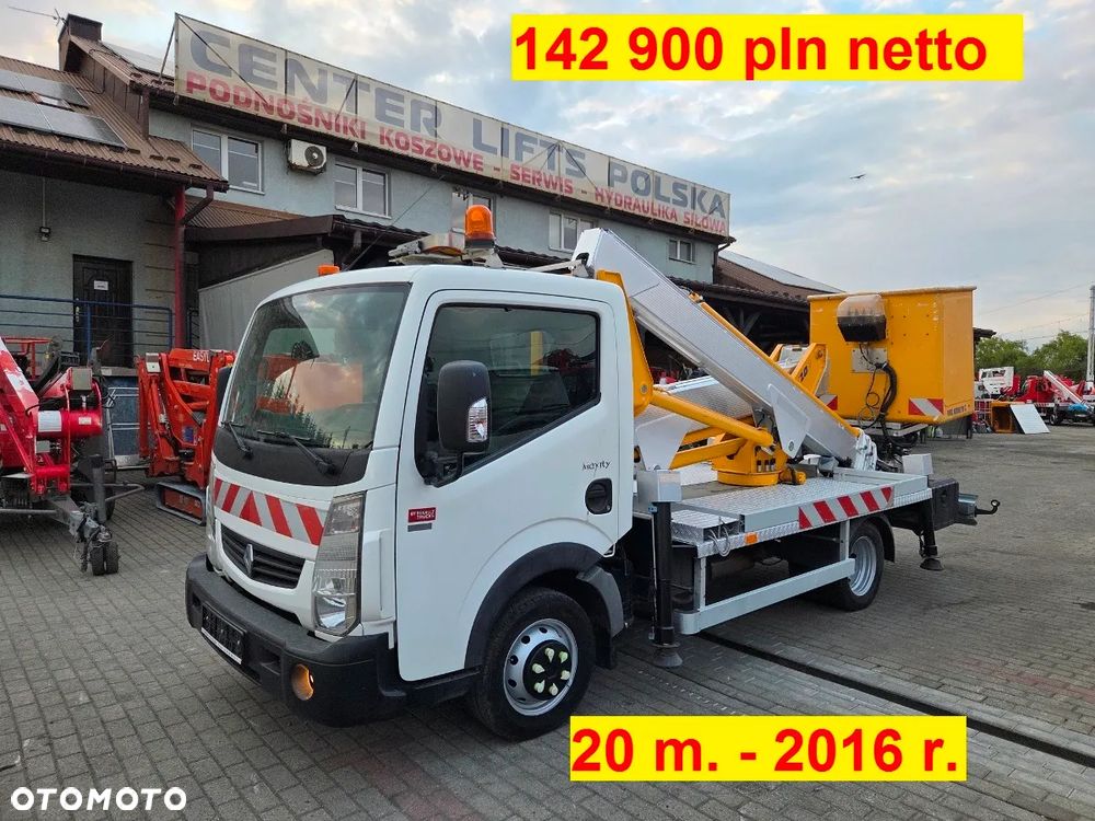 Renault Maxity podnośnik koszowy 26 m 25 m 24 m 22 m 21 m 20 m 18 m - 20
