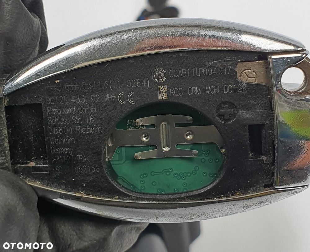 STACYJKA KLUCZYK PILOT MERCEDES W246 A2469054903 - 7