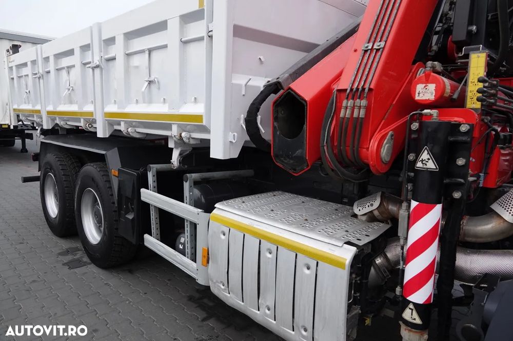 Mercedes-Benz AROCS 2636 / 6x4 / BASCULANTE / HIDROBOARD / + HDS FASSI F 175a / RADIO CONTROL / ROTATOR / EURO 6 / 2016 - 18