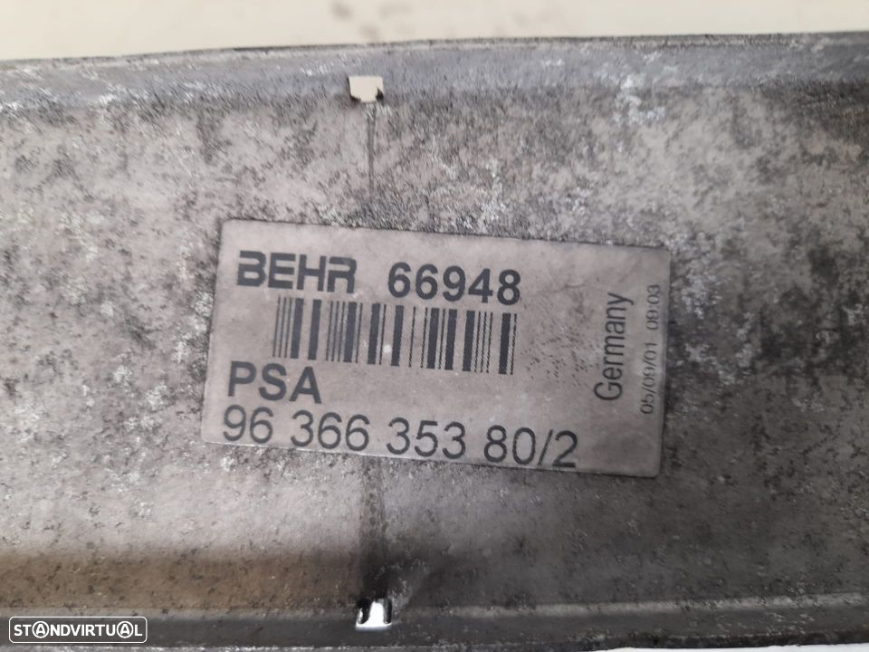 RADIADOR INTERCOOLER PSA | REF. 66948 / 96366353802 | PEUGEOT 307 2.0 HDI / PARTNER / BERLINGO / C4; - 6