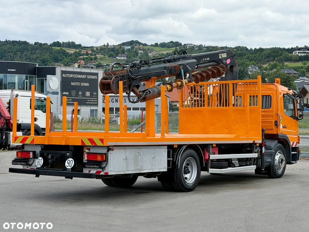 Mercedes-Benz ATEGO 1324 * SKRZYNIA 6,35 m + HIAB 144 B - DUO + WIERTNICA - 10
