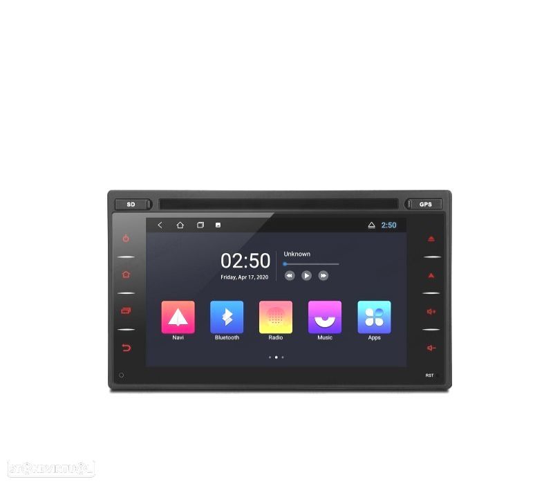 AUTO RADIO UNIVERSAL GPS ANDROID 10.0 DVD SD USB ECRA TACTIL HD - 6