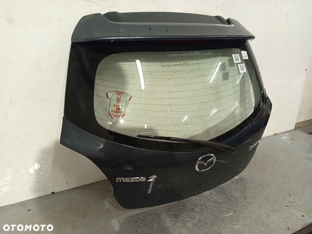 + KLAPA TYŁ TYLNA BAGAŻNIKA MAZDA 2 DE TS 36C SZARA GRAFITOWA - 3