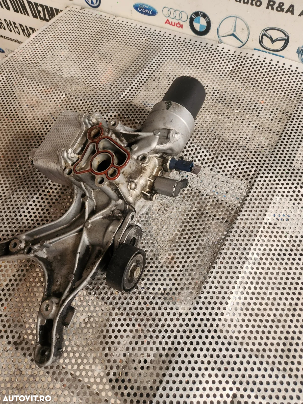 Racitor Ulei Termoflot Suport Racitor Filtru Ulei Vw Seat Skoda 1.8 TSI TFSI Cod 06L A3 8V A4 A5 Q3 - 4