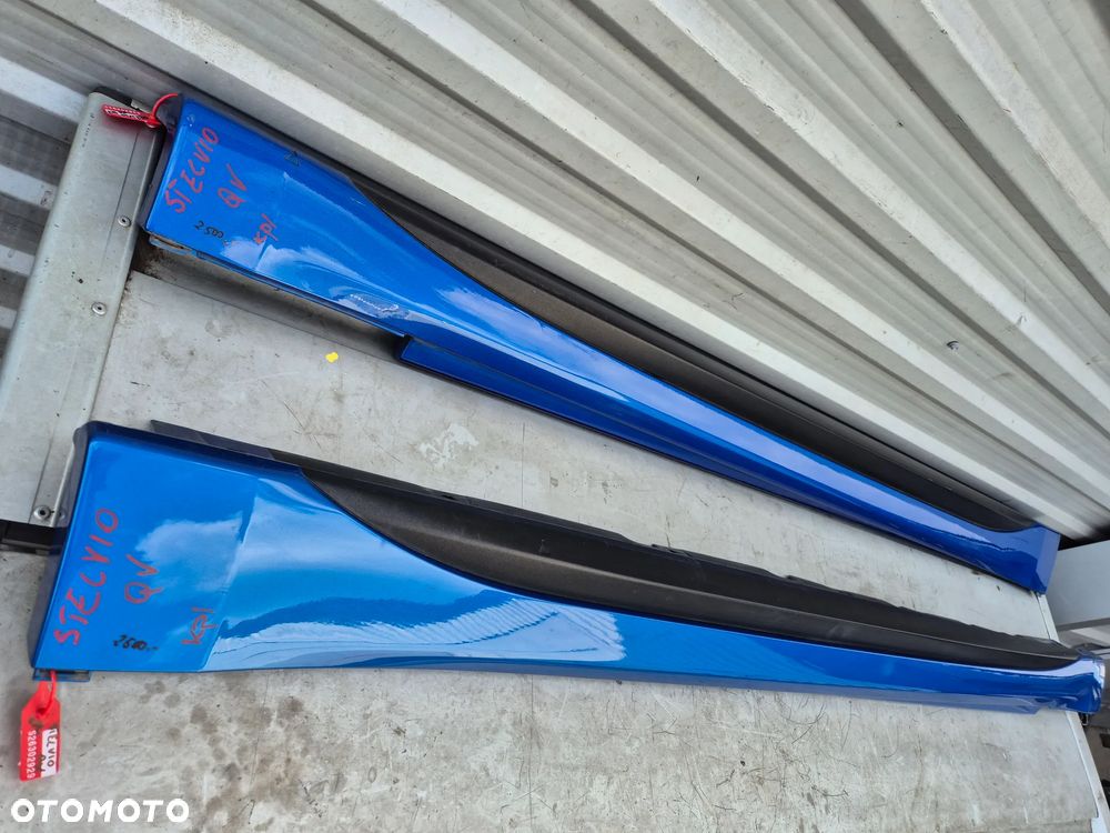 Próg nakładka listwa prawa lewa Alfa Stelvio QV Quadrifoglio komplet - 14