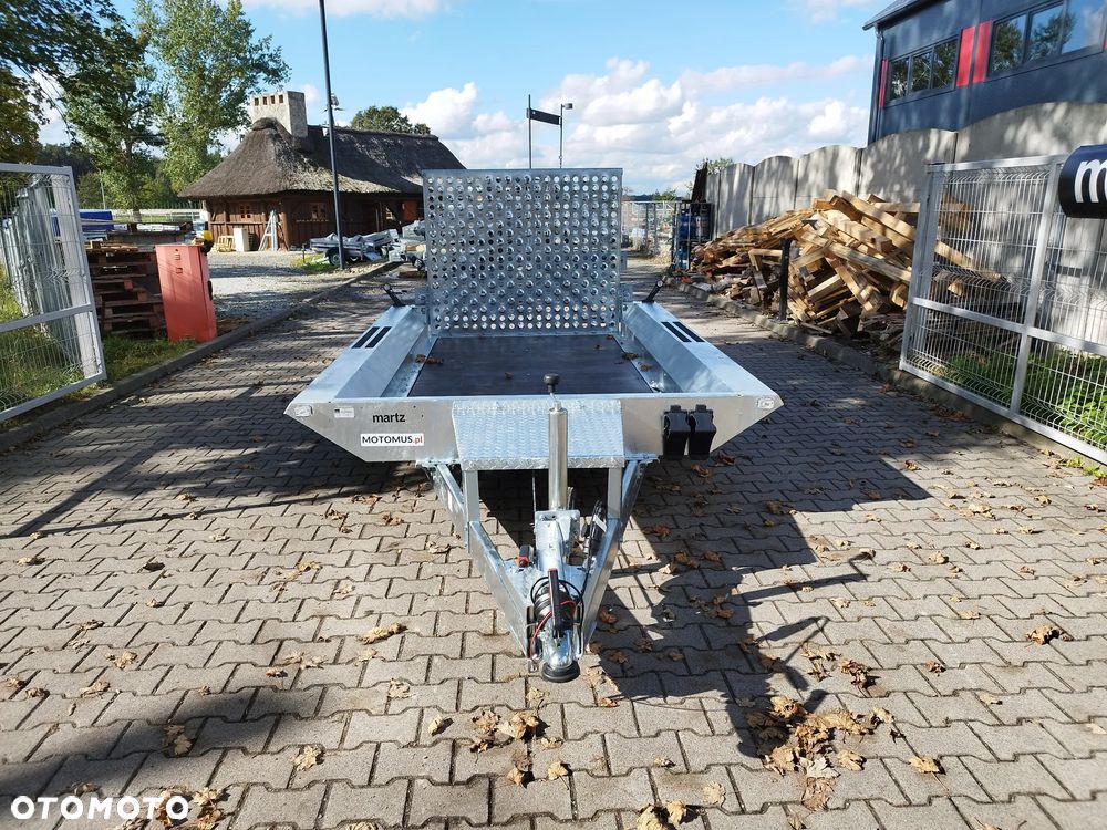 Martz Przyczepa Martz Bau 300x150 2700kg 2 osie pod sprzęt budowlany minikoparka walec dostawa - 5