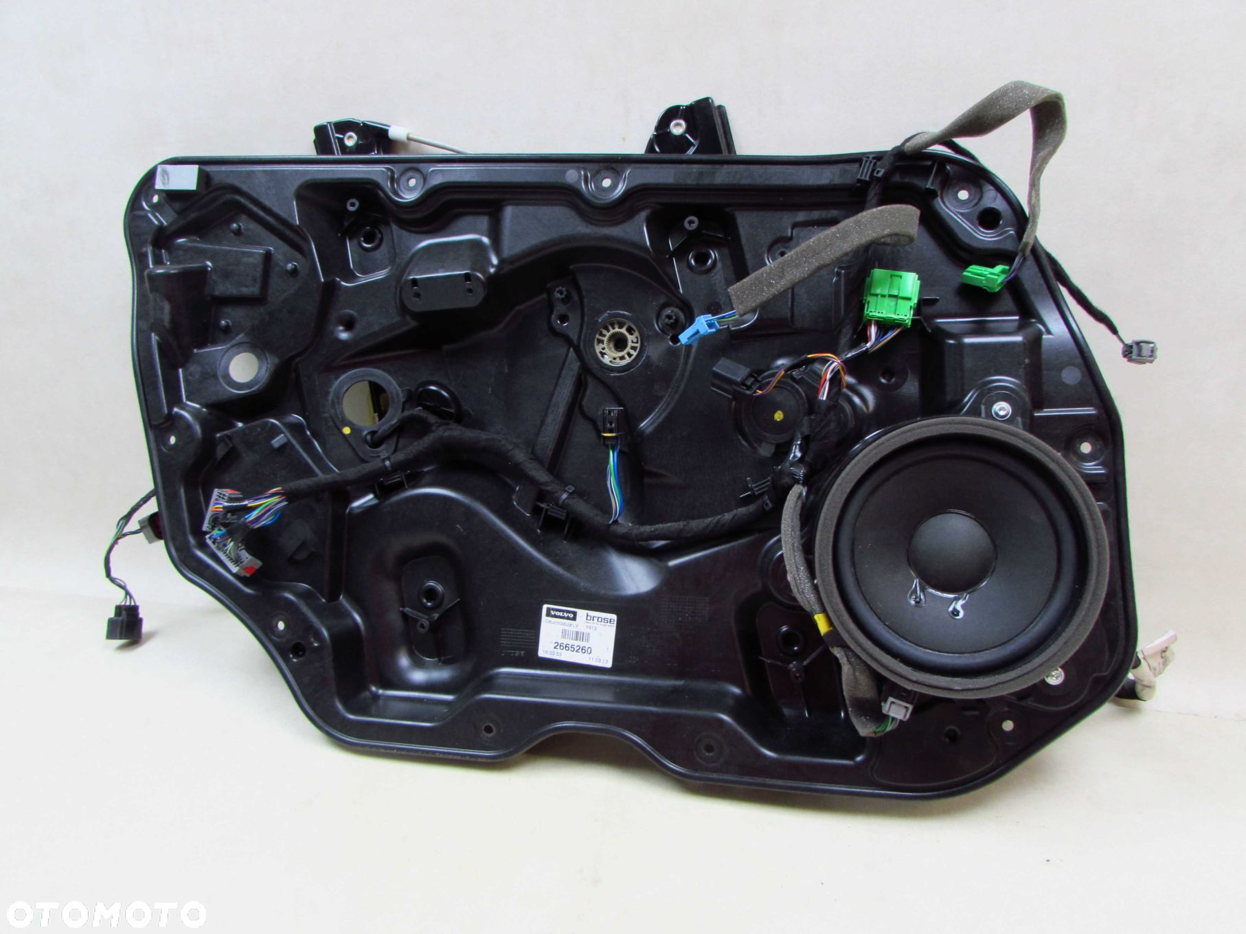 VOLVO XC60 08-17 MECHANIZM PODNOSNIK SZYBY LEWY PRZOD 2665260 31337977 30753327 - 2