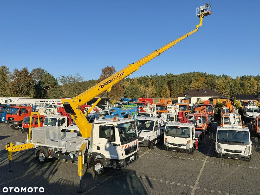 MAN TGL 7.150 Zwyżka Ruthmann T330 33-Metry w bok 21m Mały przebieg - 2