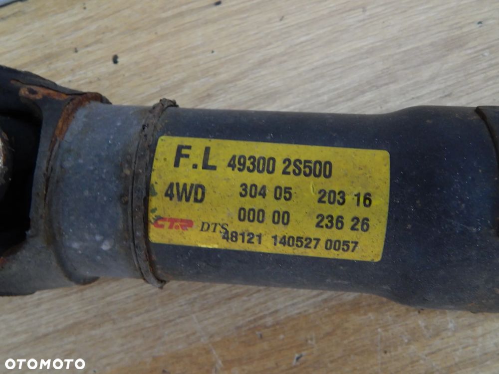 Wał napędowy 2.0 CRDI Kia Sportage III Hyundai ix35 Tucson III 4x4 10-17 Łuków części - 5