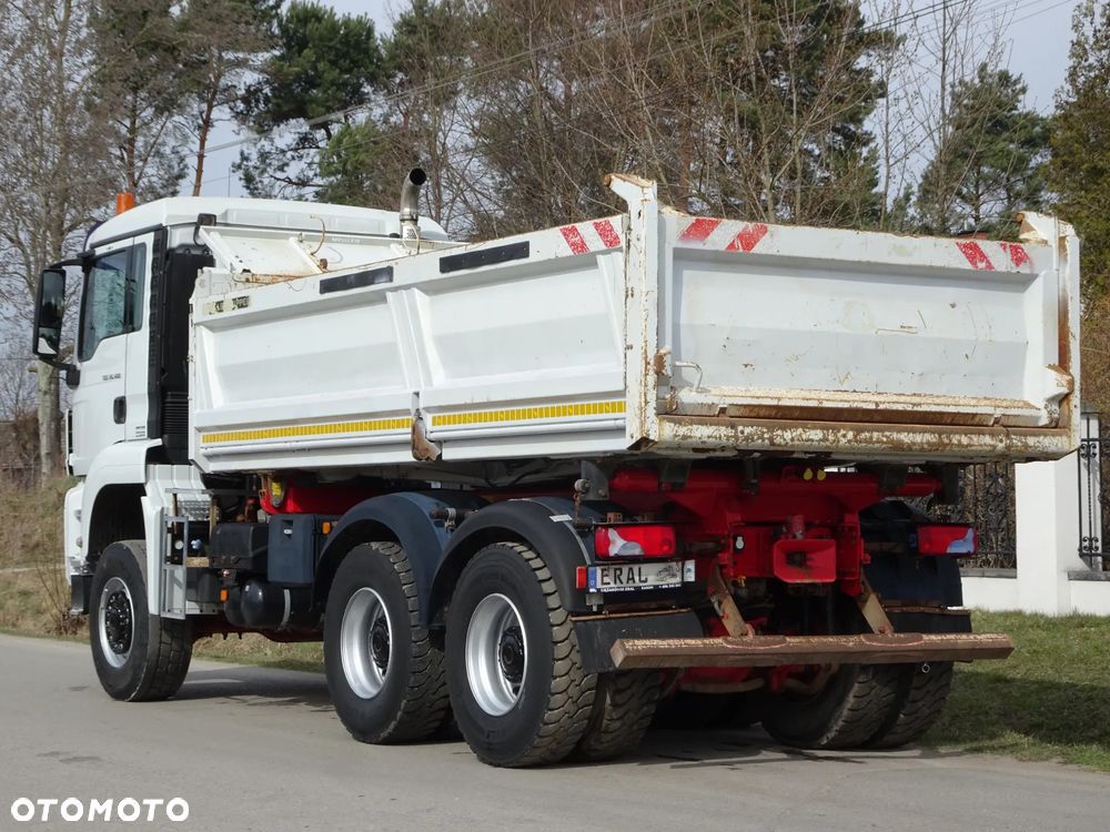 MAN TGS 26.480 6X6  Kipper Meiller 3-stronny Hydroburta stan idealny - 4