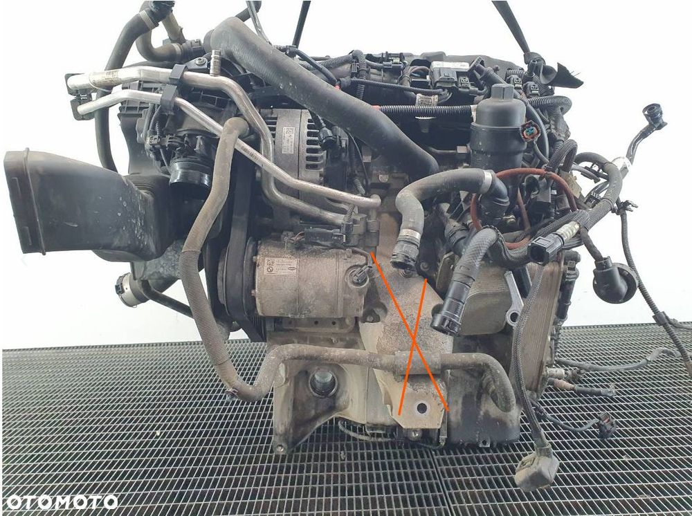 SILNIK KOMPLETNY BMW 5 F10 F11 B47 190KM XDRIVE 2,0D 168 TYŚ - 11