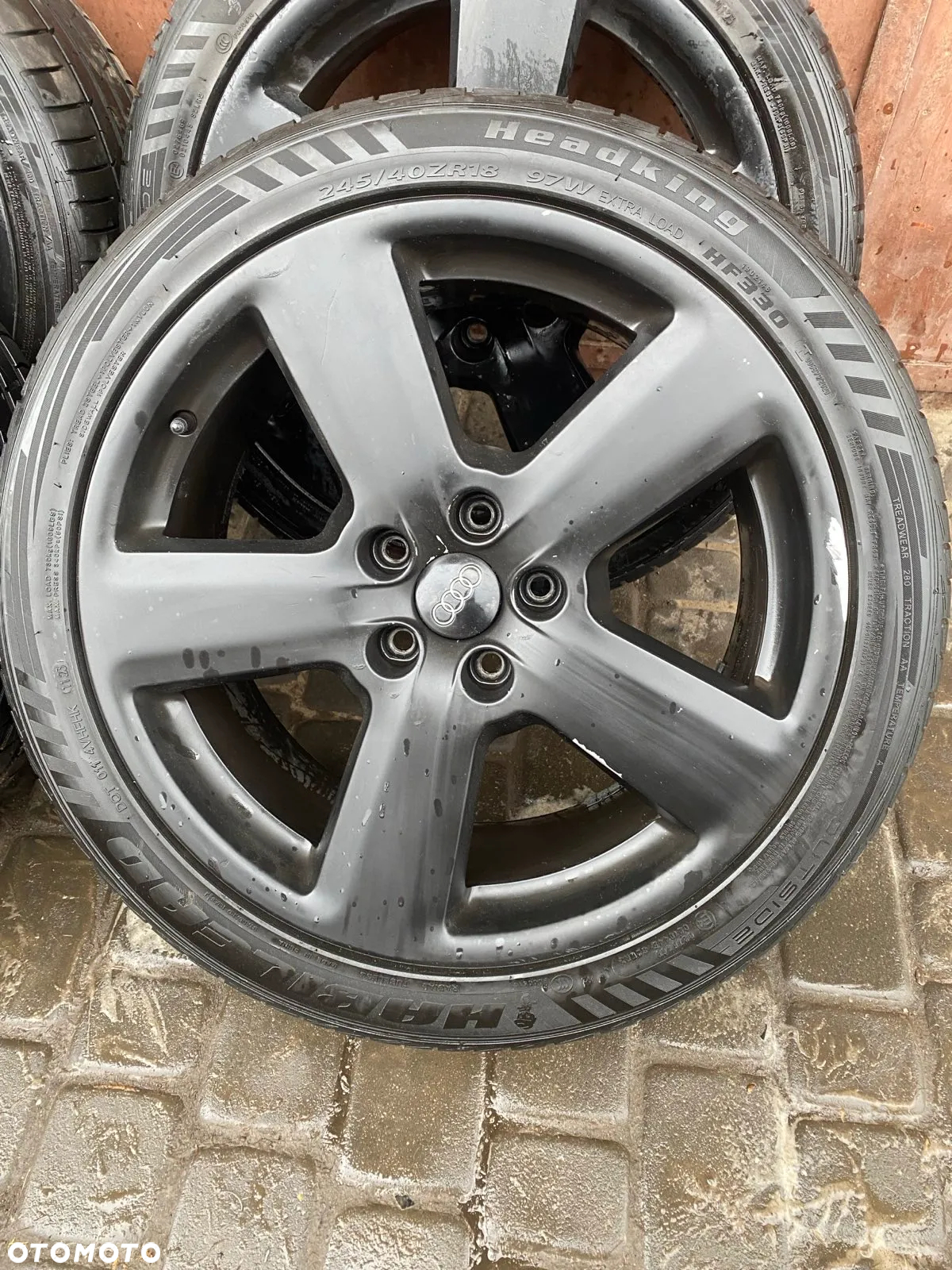 Felgi alufelgi koła 18 5x112 Audi łopaty opony lato 2023 rok 245/40/18 - 11