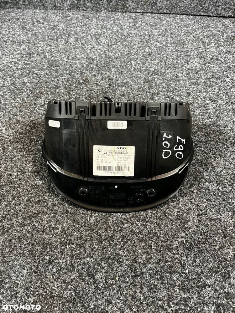 bmw seria 3 e90 licznik zegary prędkościomierz 9166846 - 5