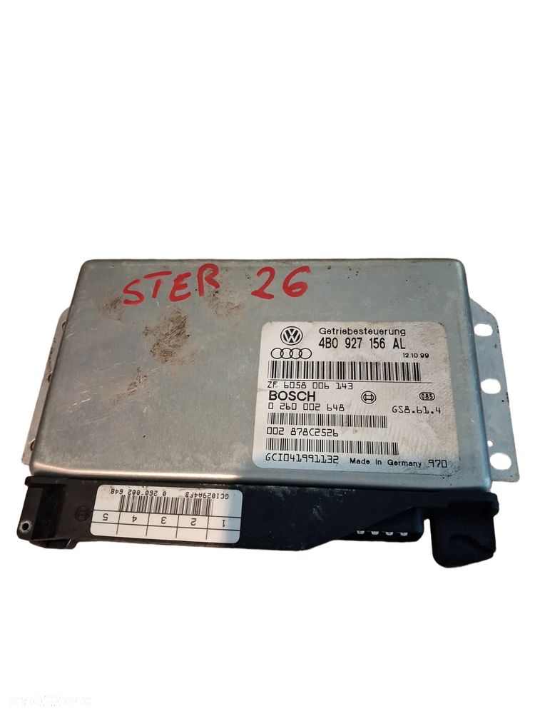 Sterownik SKRZYNI BIEGÓW ECU Komputer Volkswagen Skoda Seat Audi 4B0927156AL