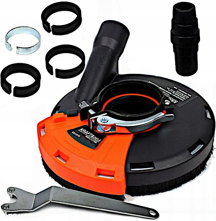 Osłona przeciwpyłowa odsysająca do szlifierki kątowej 125mm