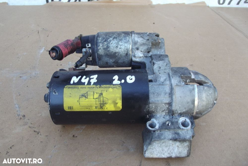 Electromotor BMW F10 2.0 N47 BMW E87 E88 E60 E61 E90 E91 E92 2.0 - 2