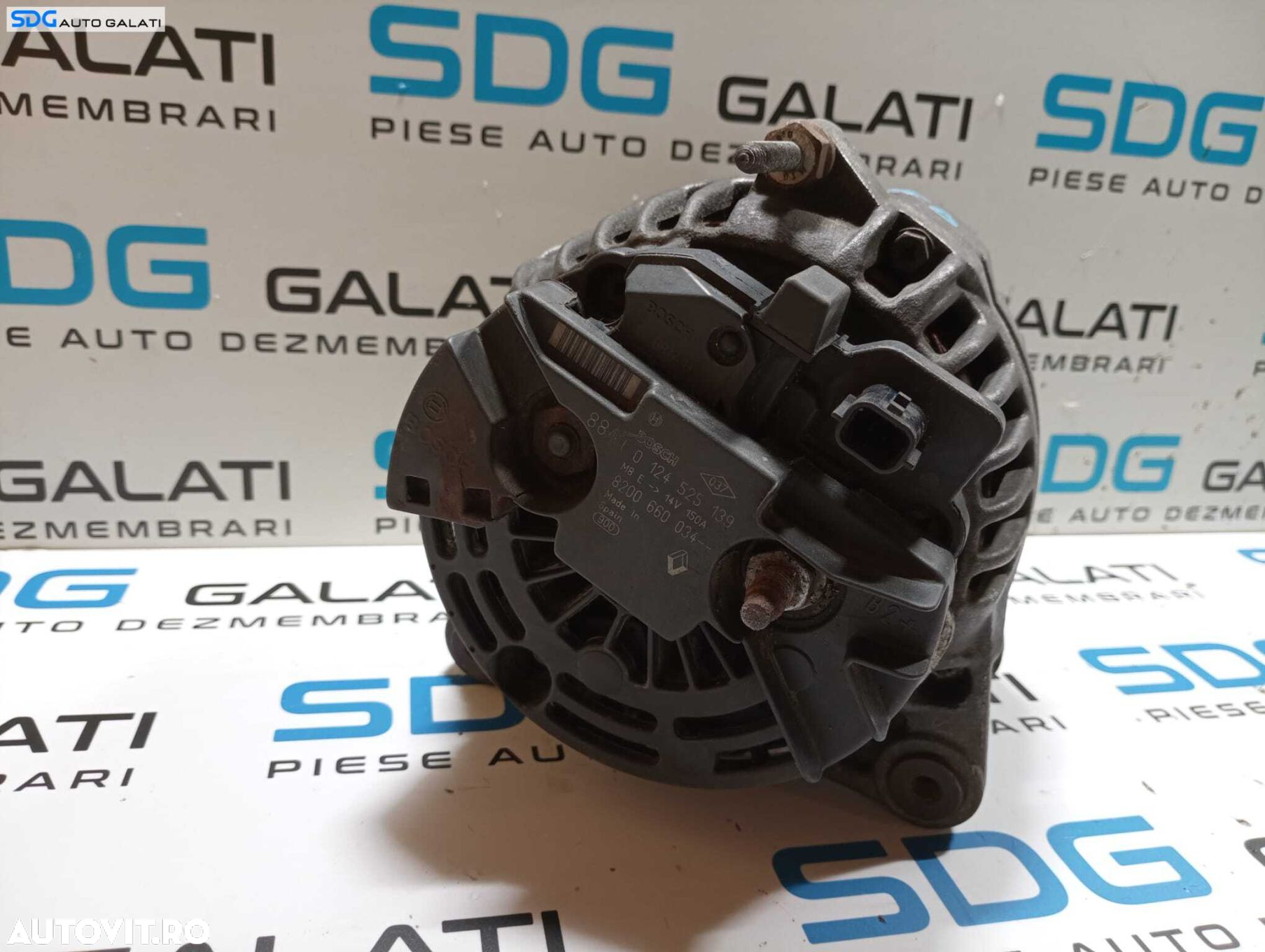 Alternator BOSCH 150A Renault Clio 3 1.5 DCI 2005 - 2014 Cod 8200660034 0124525139 [M6790] - 4