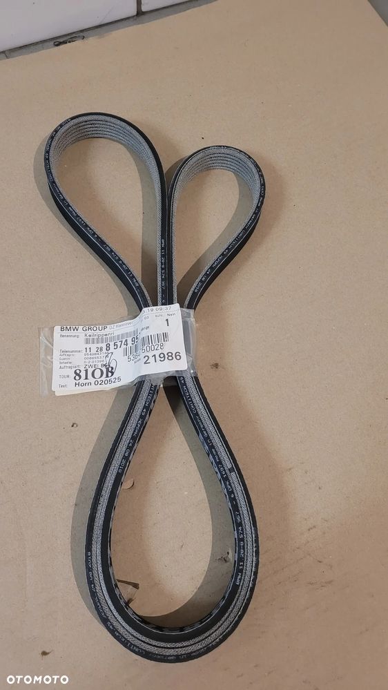 PASEK WIELOROWKOWY OE 11 28 8 574 957 BMW E81 E82 E90 E91 - 1