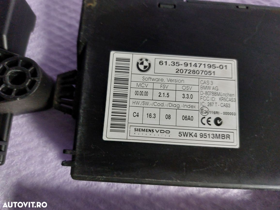 Modul confort unitate control CAS 3 BMW seria 1 seria 3 - 4