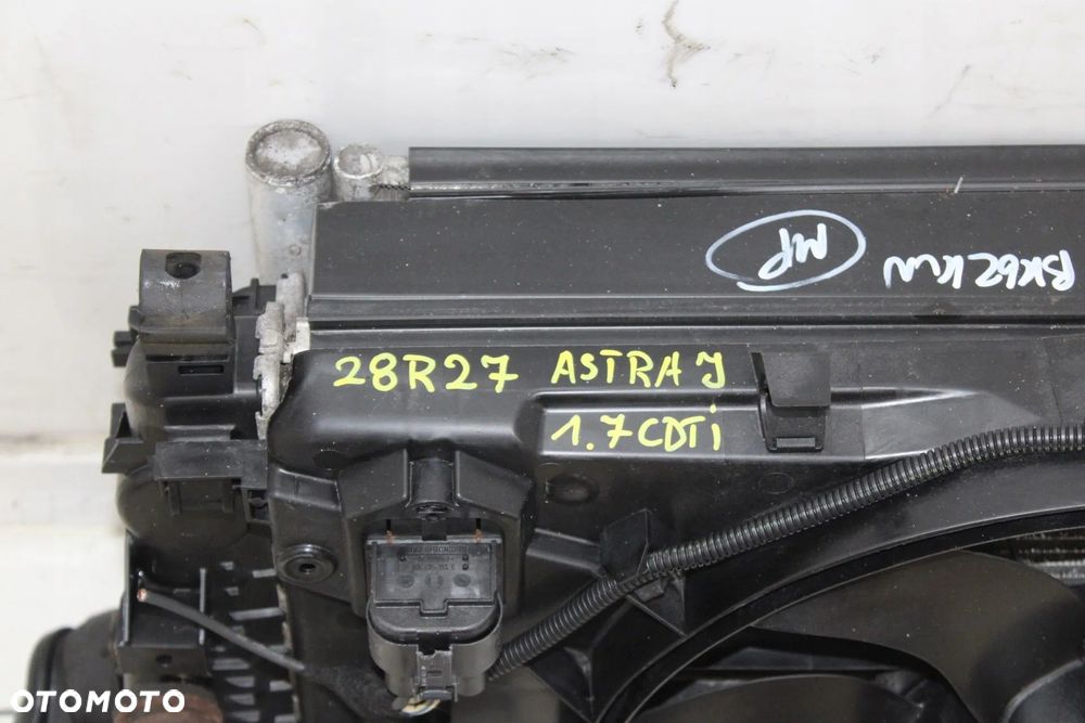 OPEL ASTRA 4 IV J 2009R- 1.7 CDTI CHŁODNICE WODY INTERCOOLER WENTYLATOR - 11
