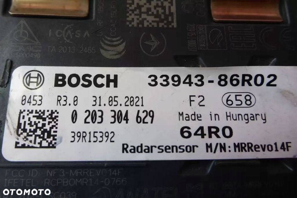 Suzuki Vitara Radar 33943-86R02 - 4