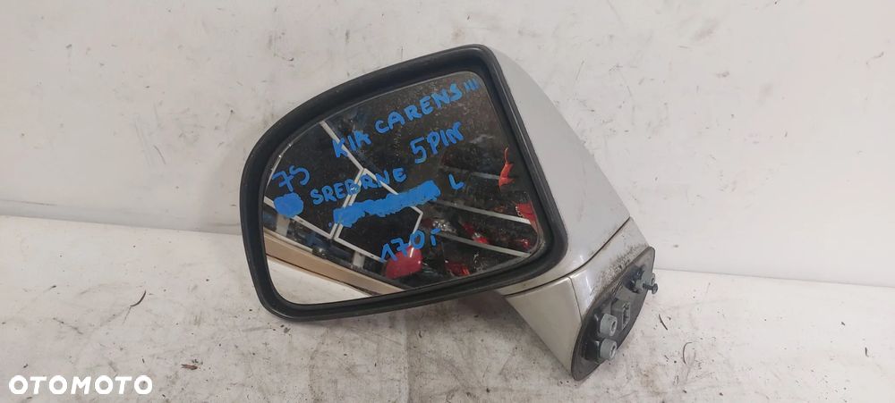 .  LUSTERKO ELEKTRYCZNE KIA CARENS 3 LEWE 5PIN 7S SREBRNE - 1