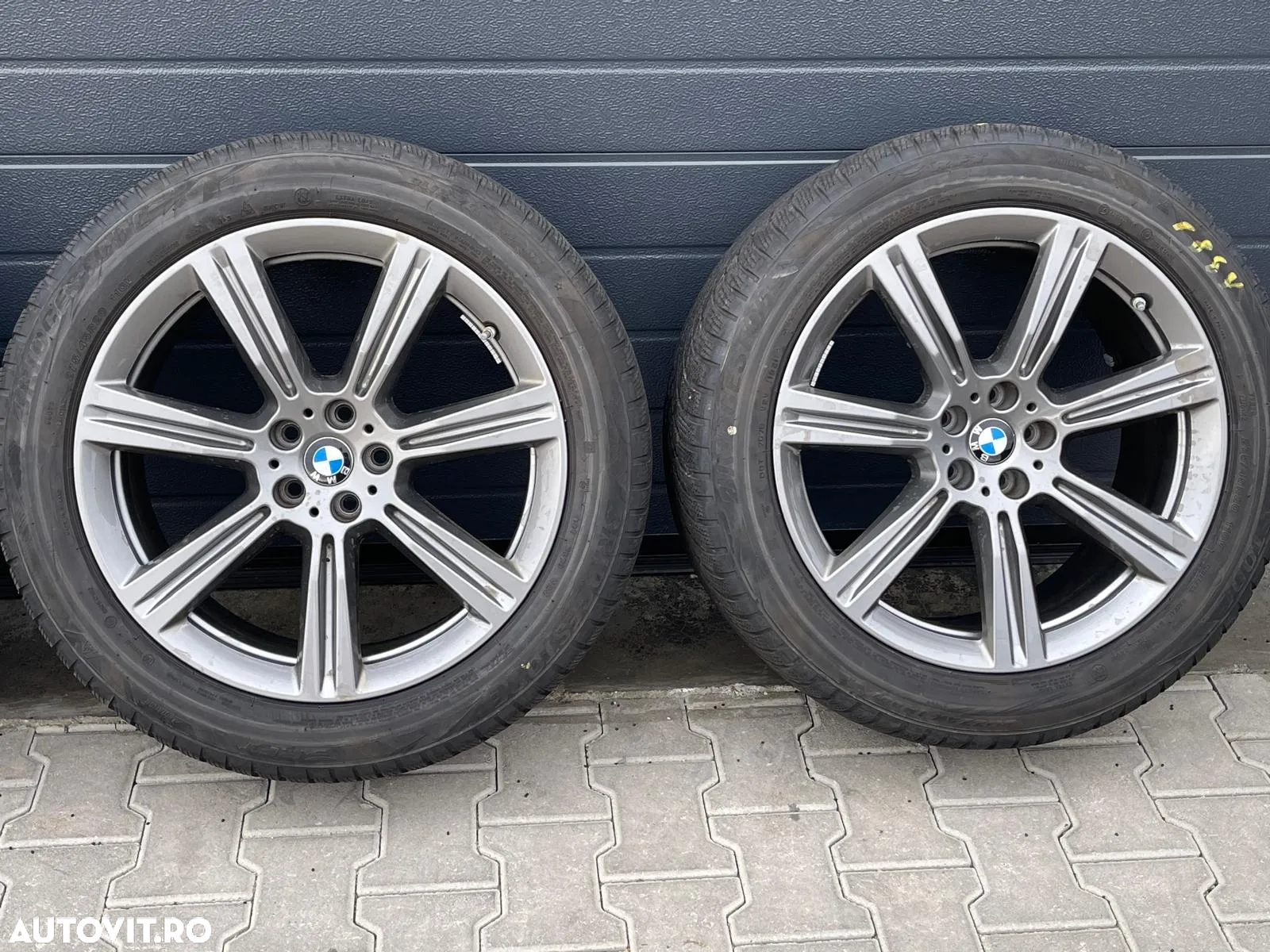 Jante Bmw X5 new originale cu anvelope iarna Brigestone 20 inch - 3