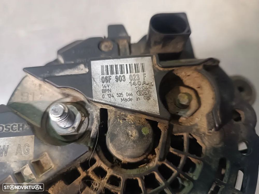 ALTERNADOR AUDI A3 8P VOLKSWAGEN GOLF V 1.9TDI 2.0TDI 06F903023C 06F903023C 06F903023F - 4