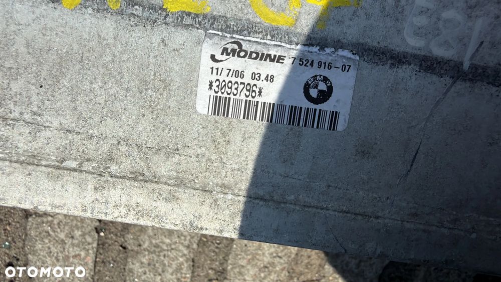 BMW E82 E87 E84 E90 E91 CHŁODNICA INTERCOOLER 7524916 - 3