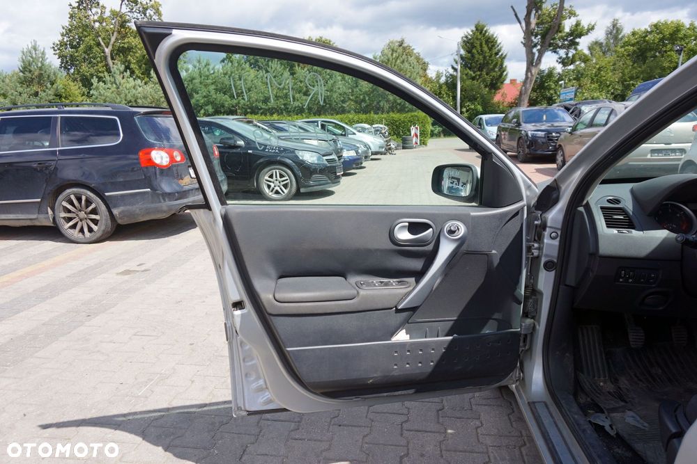 DRZWI PRZEDNIE LEWE MEGANE II PH2 LIFT 5D HB TED69  SREBRNY RENAULT 2006-2008 - 7