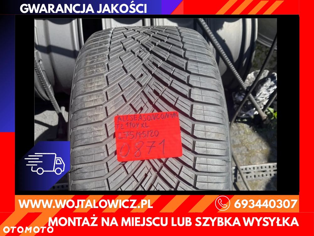 275 45 20 Continental AllSeason Contact 2 Całoroczna 1szt. 110 Y XL