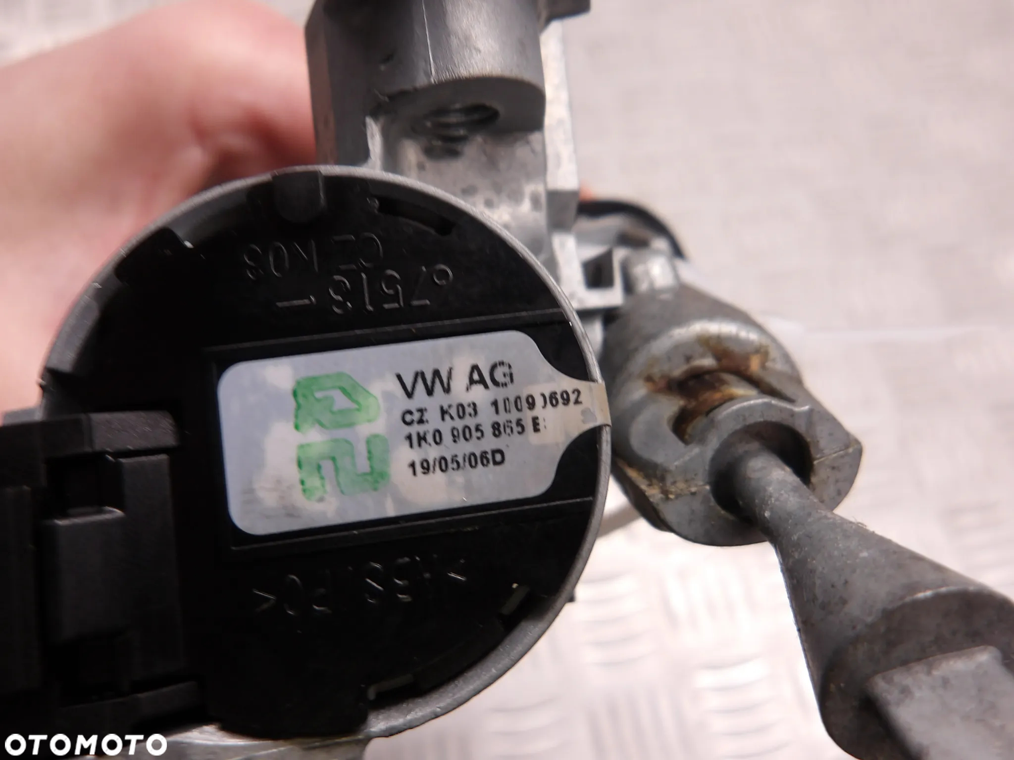 VW JETTA V 05-10 STACYJKA KLUCZYK WKŁADKA 1K0905865 - 5