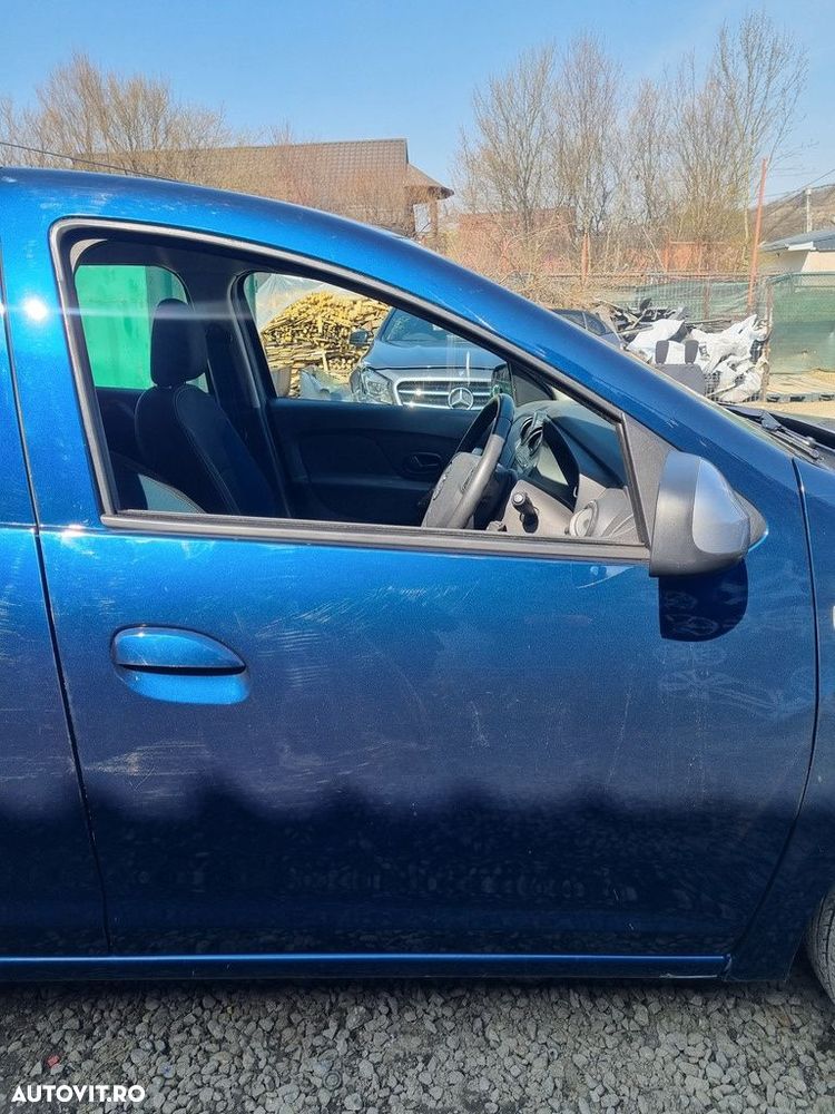 Usa Dreapta Fata Dacia Sandero 2 2012 - 2016 Hatchback 4 Usi Bleu Cosmos TERPR (1472) - 1