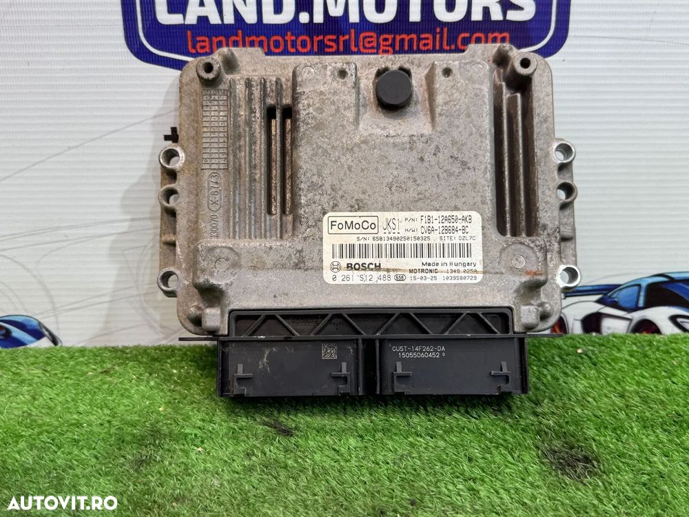 CALCULATOR MOTOR ECU FORD FIESTA 1.0 BENZINA 2015 COD OEM F1B1-12A650-AKB CV6A-12B684-BC 2012-2019 - 1
