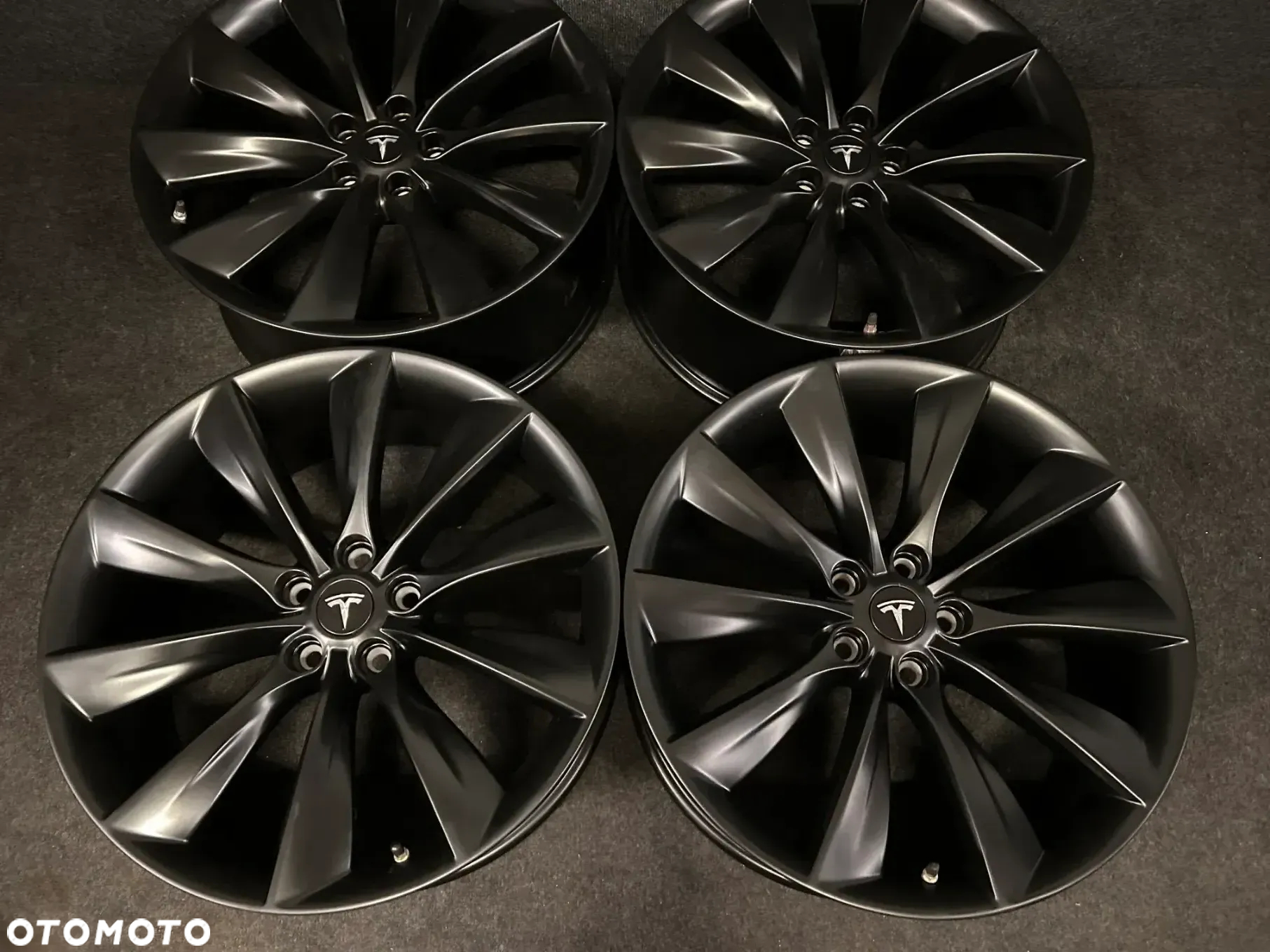 Alufelgi Tesla Model S Turbina 21 cali 5x120 4szt. Dwie szerokości z czujnikami! Ładne! - 5