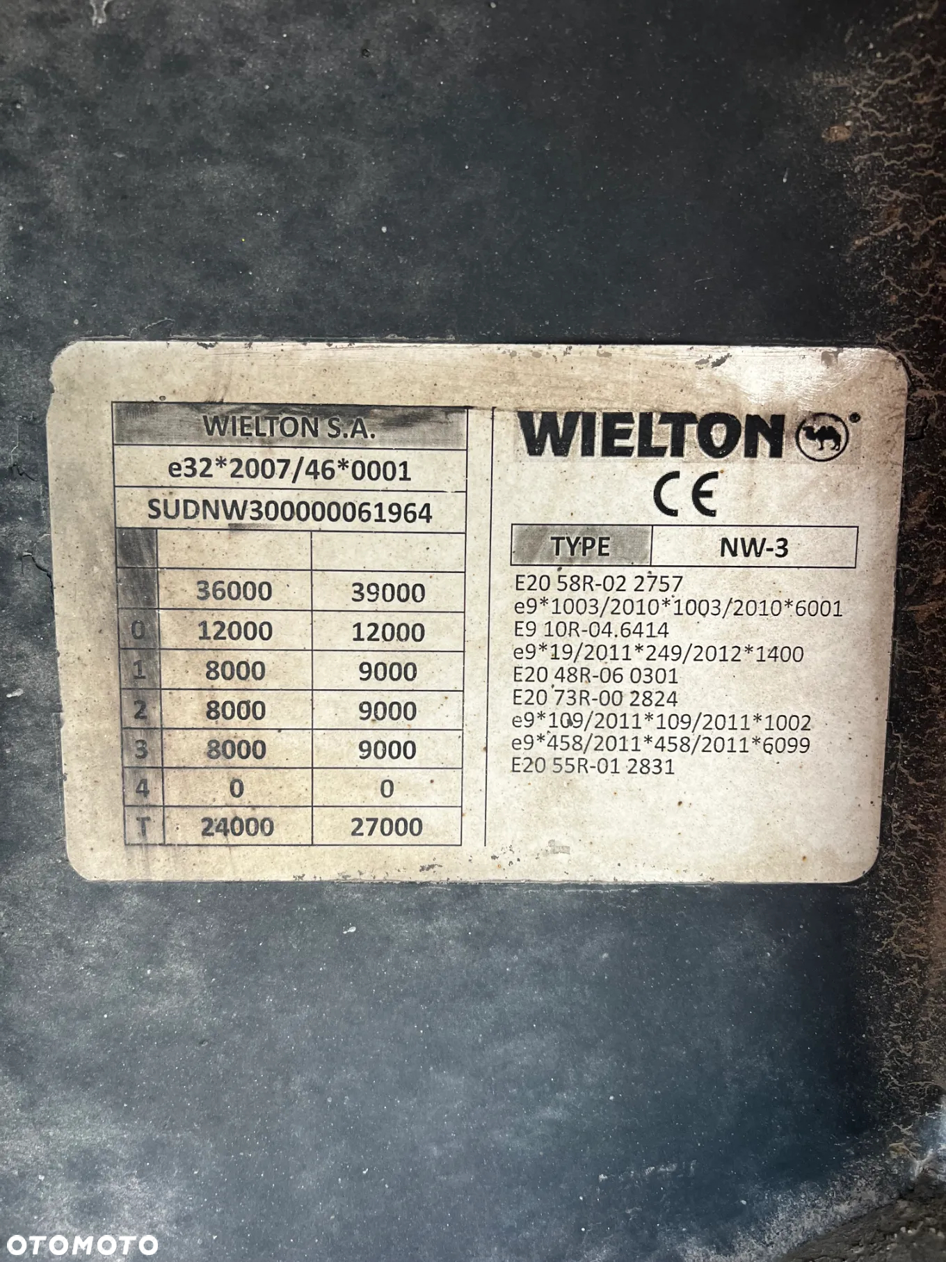 Wielton 38m2 / Osie SAF / KOŁO ZAPASOWE / 2017 ROK !! - 24