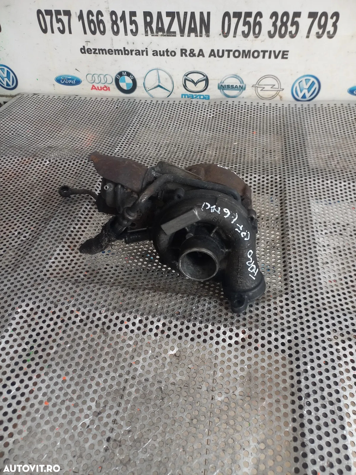 Turbo Turbina Citroen Peugeot Ford Volvo Mazda 1.6 Hdi Tdci Diesel Cod  - Dezmembrari Arad - 2