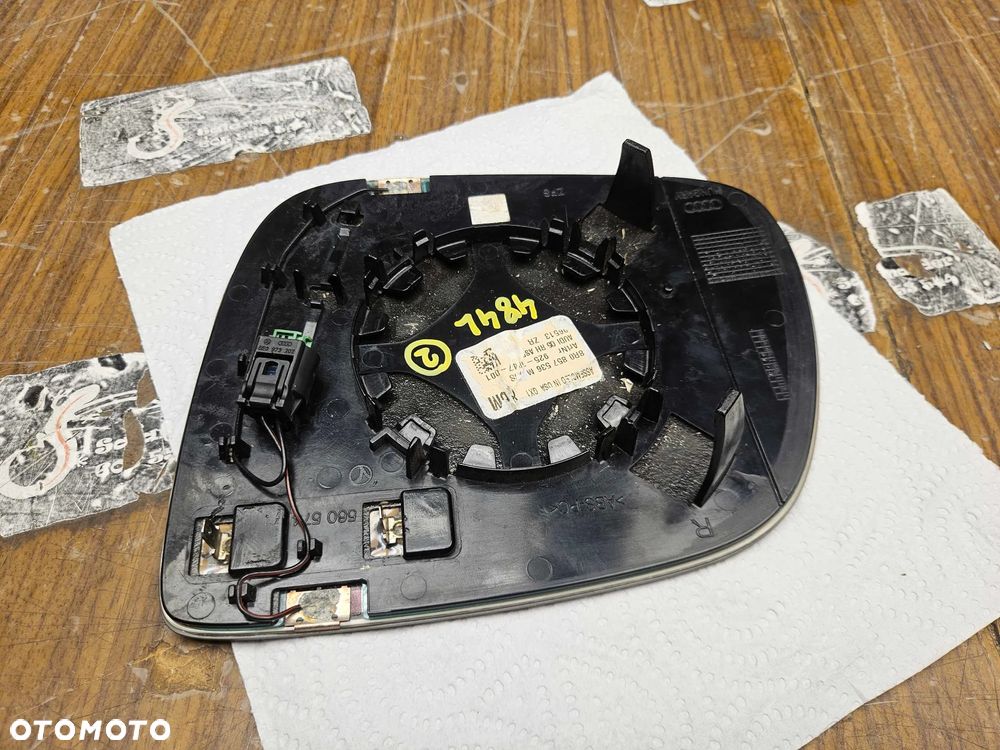 Szkło Lusterko Wkład Wkłady 8R0857535 F 8R0857536 M Fotochrom Lewy Prawy AUDI Q5 Q7 Podgrzewane Oryginalne 2013r - 40