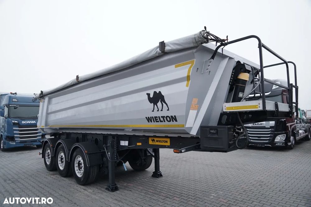 Wielton WIELTON / BASCULATOR / 26 M3 / GREUTATE: 4700 KG / CP CHUTTER / AXĂ RIDICATĂ / - 12