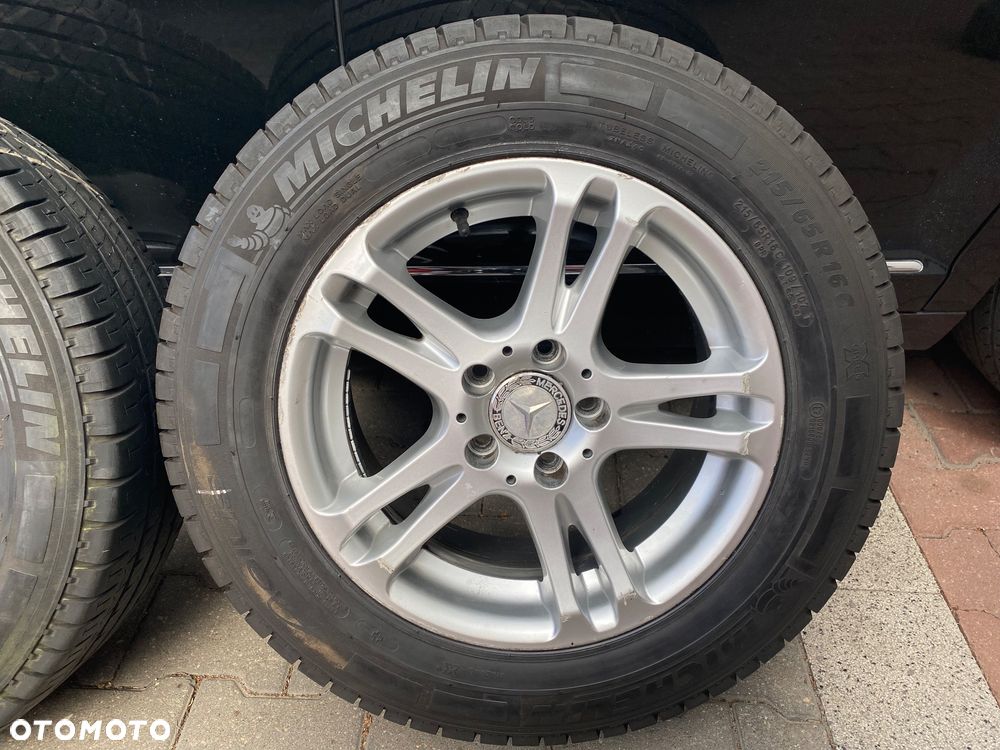 Koła aluminiowe .Super Stan.7,5x16 et 35 5x112 otwór 66,5 mm opony  Michelin 6,8 mm - 2