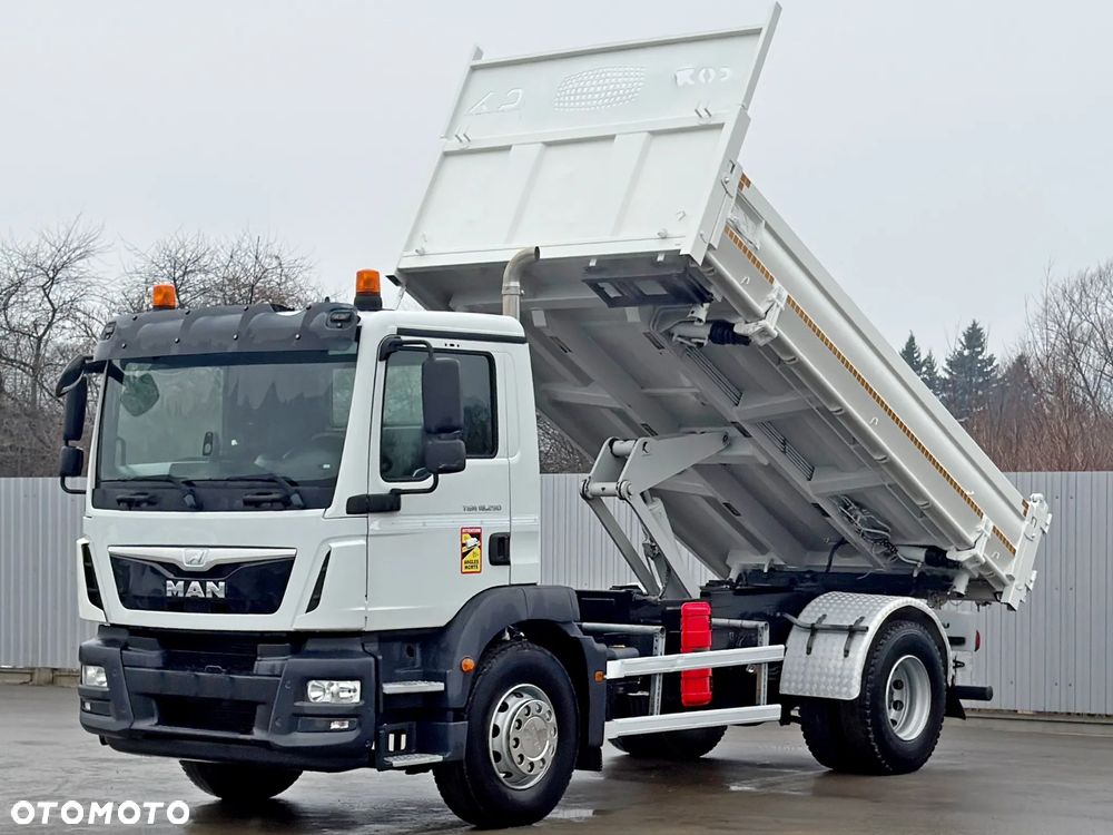 MAN TGM 18.290 * WYWROTKA 4,65 m * STAN BDB - 2